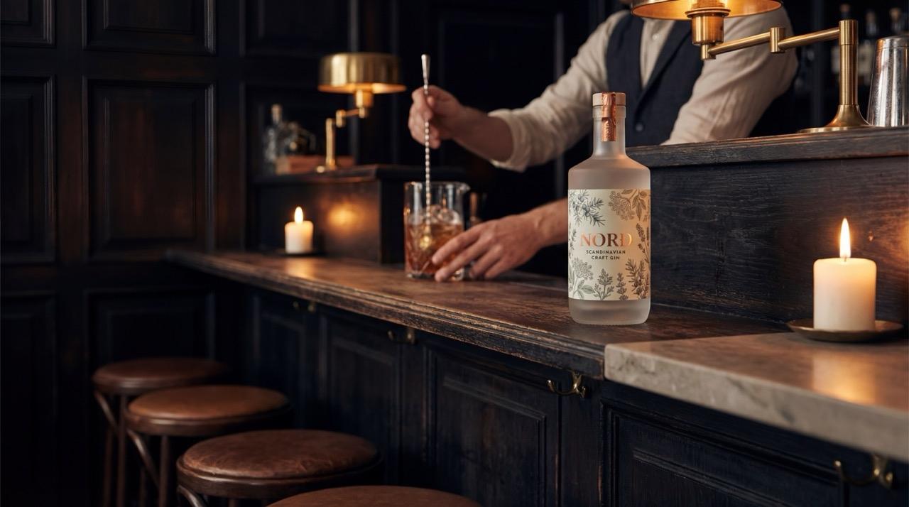 Nord Gin Flasche